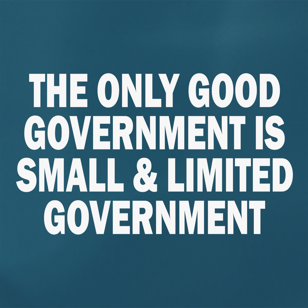 Small Government Vinyl Decal
