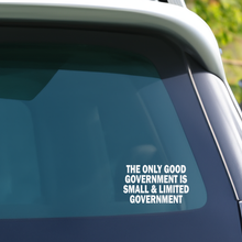 Load image into Gallery viewer, Small Government Vinyl Decal

