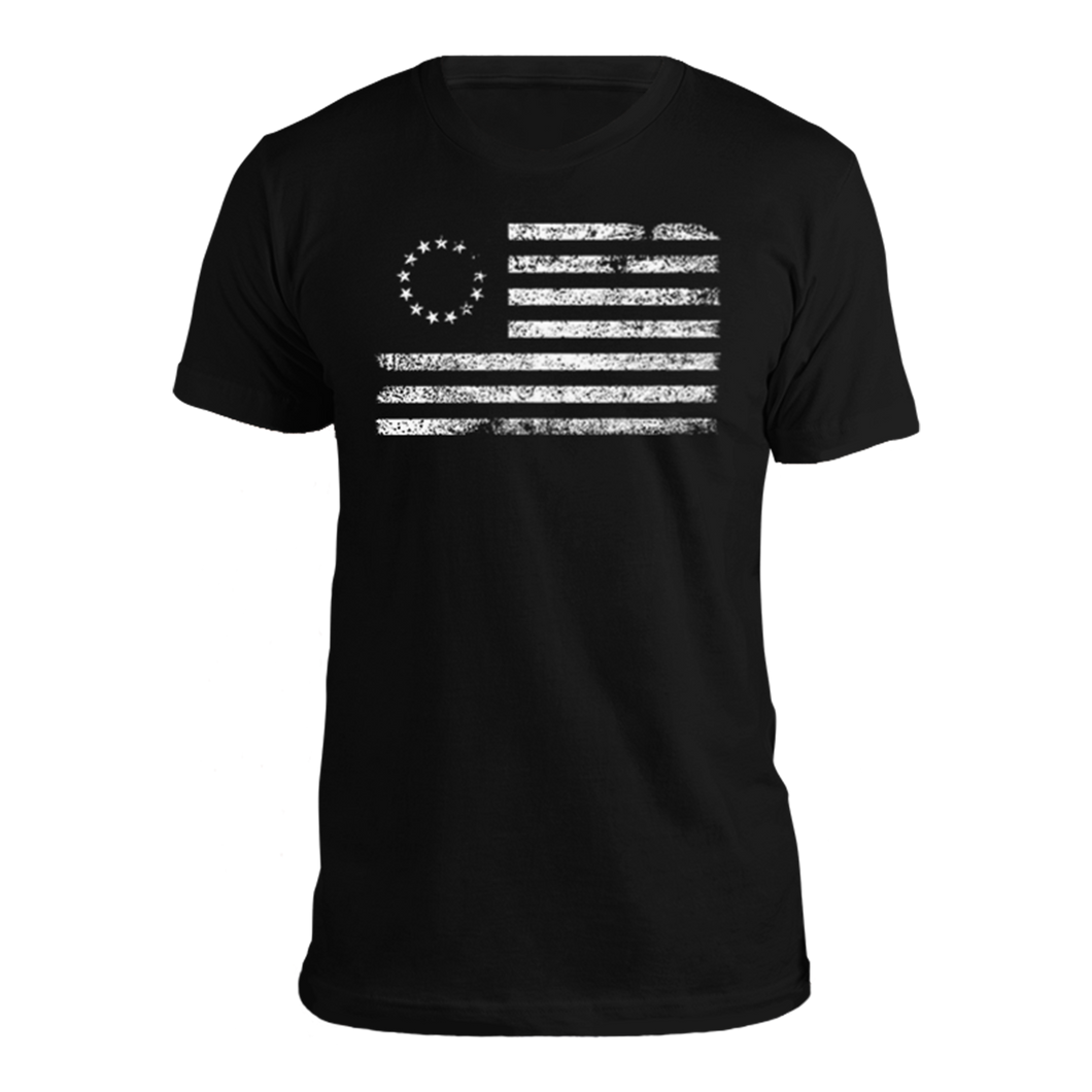 Betsy Ross Distressed Flag T-Shirt