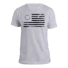 Load image into Gallery viewer, Betsy Ross Distressed Flag T-Shirt
