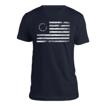 Load image into Gallery viewer, Betsy Ross Distressed Flag T-Shirt
