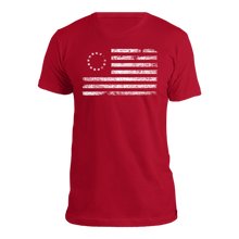 Load image into Gallery viewer, Betsy Ross Distressed Flag T-Shirt
